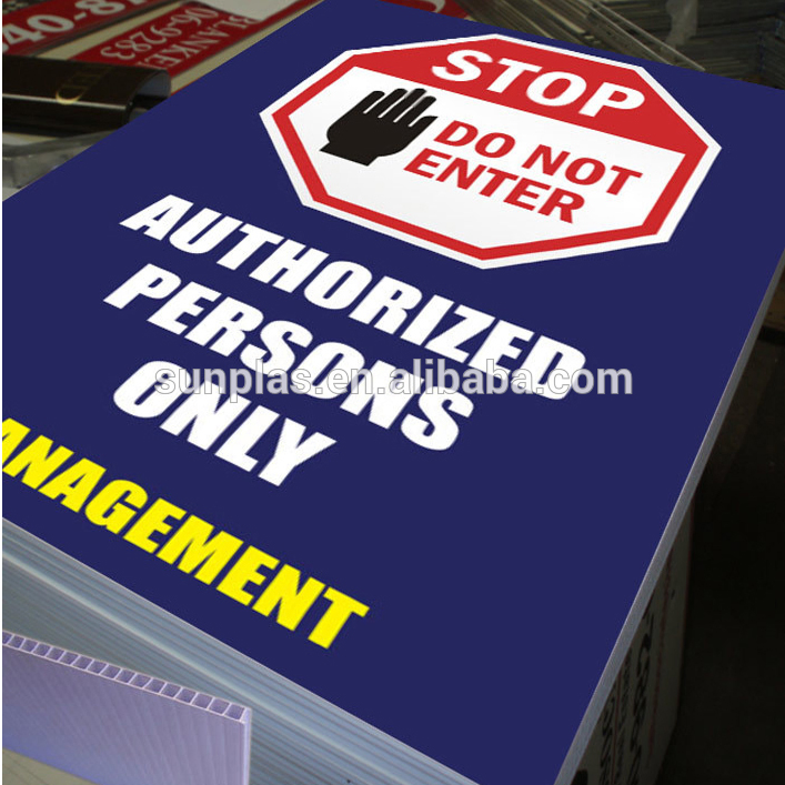 Wholesale Cheap Custom Design Color PP Hollow Corrugated Plastic Sheet