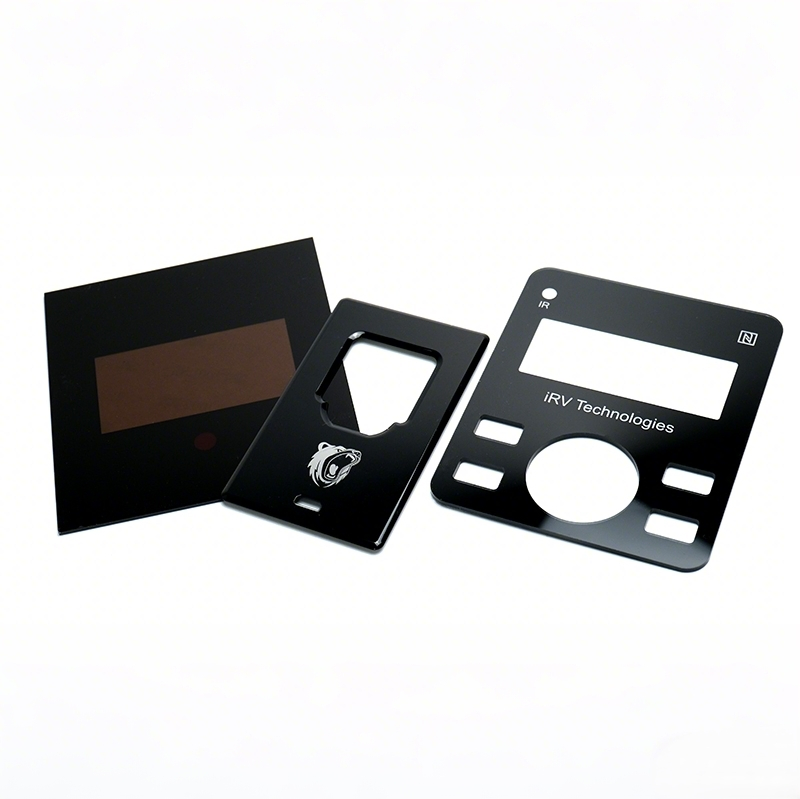 Silk Screen Printed Custom-Made Transparent/Plastic Sheet with Adhesive Sticker PC/PVC/PMMA Control Panels