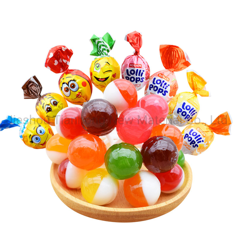 PVC Transparent Candy Wrapper Twist Roll Film Pet Film Metalized Pet/PVC Twist Film Polyester Film Food Packaging Plastic Film