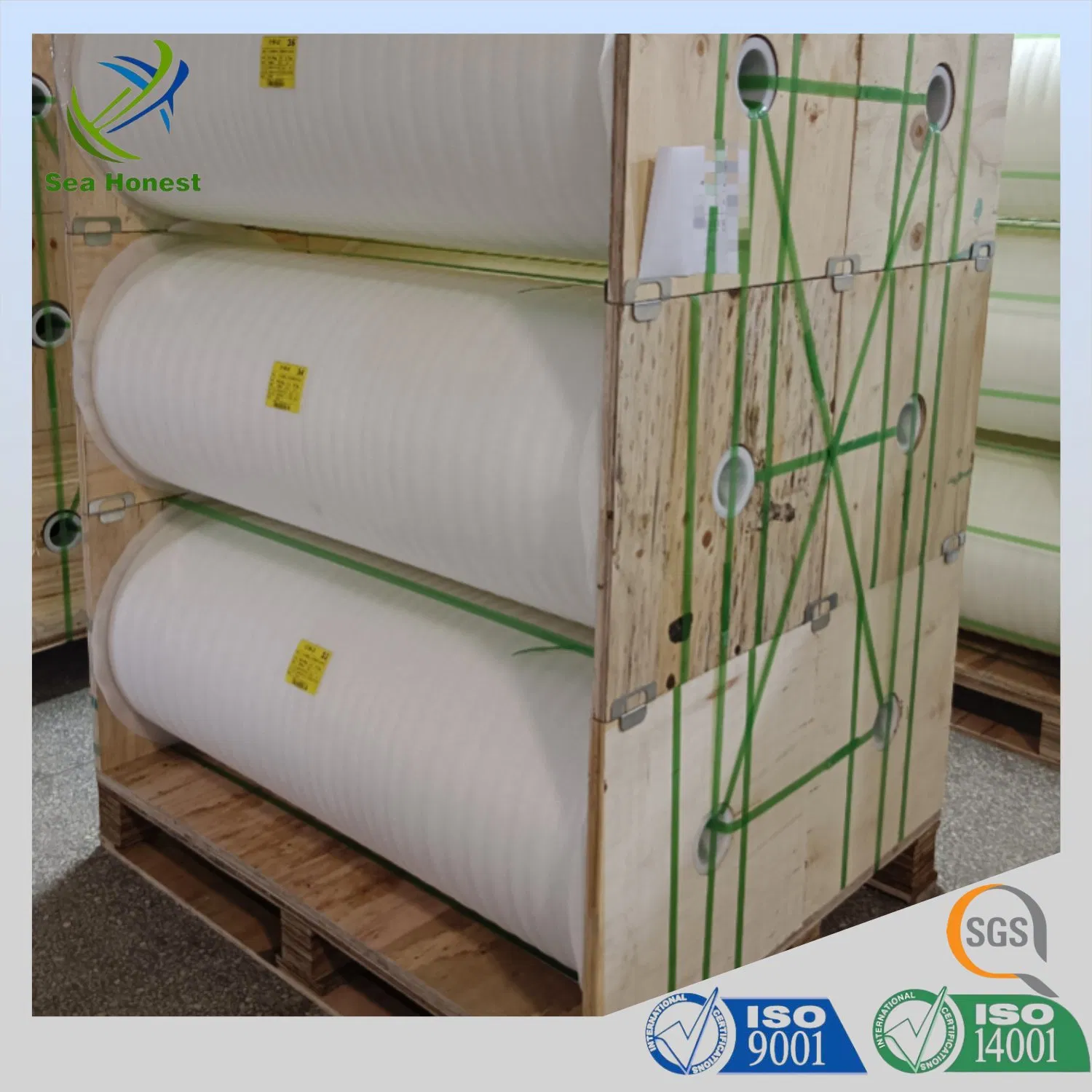 Hot Selling Super Clear Heat PVC PETG Shrink Film for Beverage Bottle Packaging