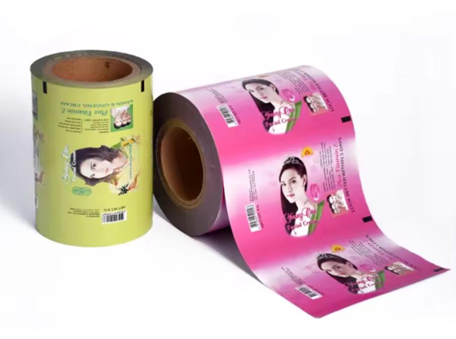 Custom Pet/Al/PE Laminated Printed Packaging Film Roll for Shampoo Cosmetic Sachet Plastic Packing Film High Barrier Extrusion Film