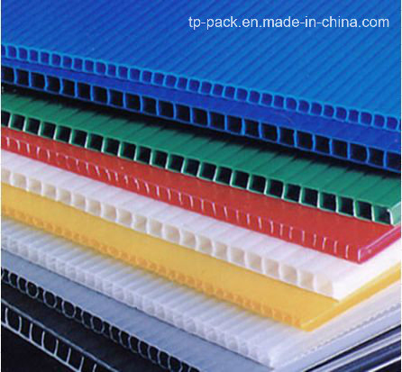 Twinwall/ Coreflute/ Corrugated/ PP Plastic Corrugated Sheet/ Corriboard/ Pallet Pad/ Buffering Board/ Layer Spacer/ Dividing Board/ Partition Board/ Placard