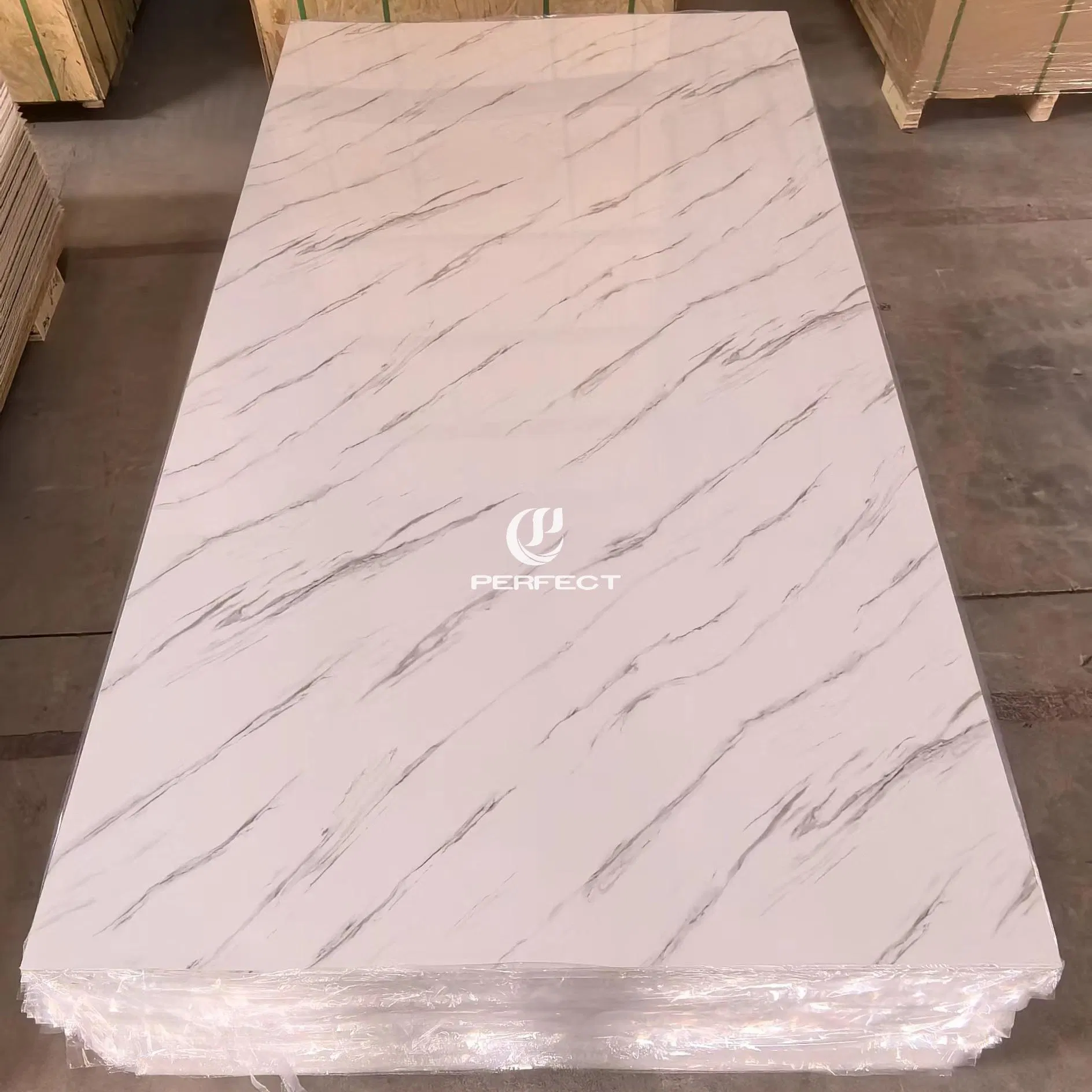 Waterproof 2.5mm 3mm 1220*2440 3D Pet WPC UV PVC Marble Sheet