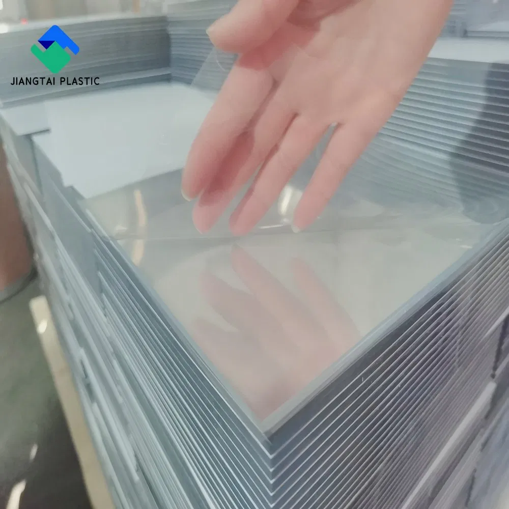 Jiangtai Clear Pet Anti Static Plastic Sheet Silicone Coated Film 0.15-1.5mm Eco-Friendly Transparent Pet Sheet Roll