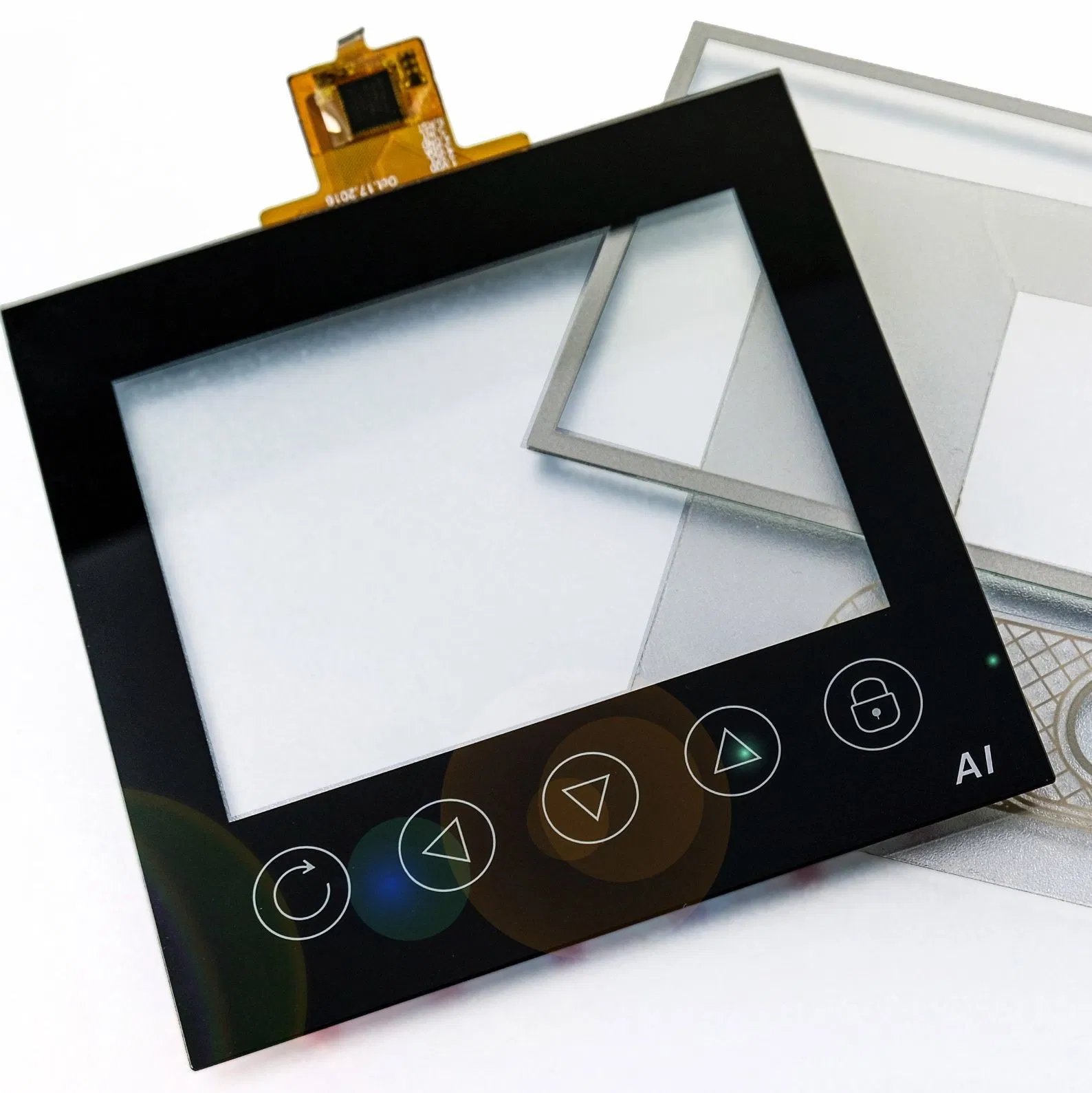 Silk Screen Printed Custom-Made Transparent/Plastic Sheet with Adhesive Sticker PC/PVC/PMMA Control Panels