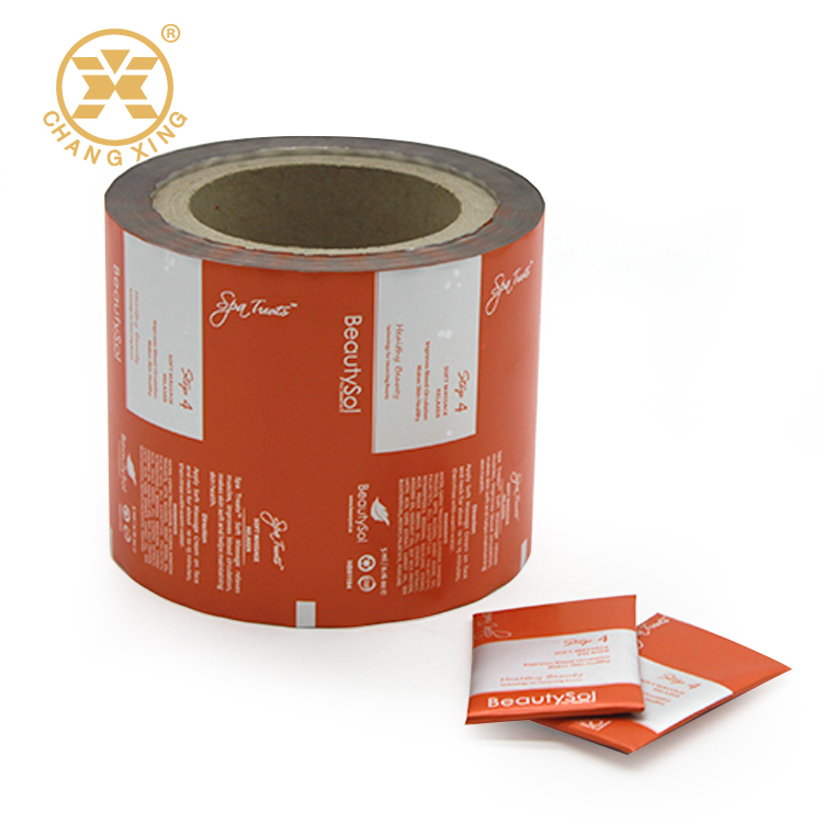 Eco Friendly High Barriers Pet Al PE Laminated Custom Printed Film Roll Shampoo Cosmetic Sample Sachet Size Plastic Packing Film