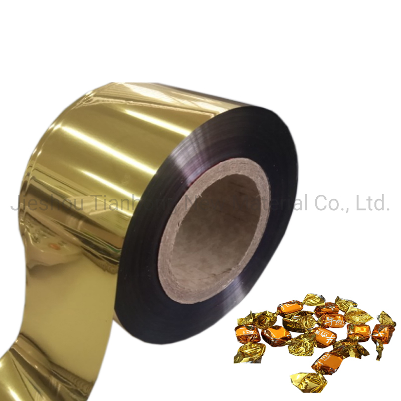 Pet Twist Film Candy/Lollipop Packaging Metallized Beef Granules Wrapper Food Packaging Film Plastic Packaging Film