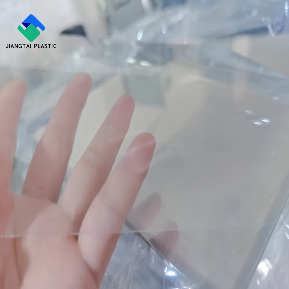 Jiangtai Clear Pet Anti Static Plastic Sheet Silicone Coated Film 0.15-1.5mm Eco-Friendly Transparent Pet Sheet Roll