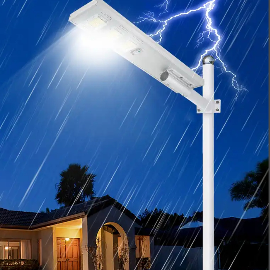 Yangde All in One Smart Solar LED Street Light with Remote System Human Body Sensor