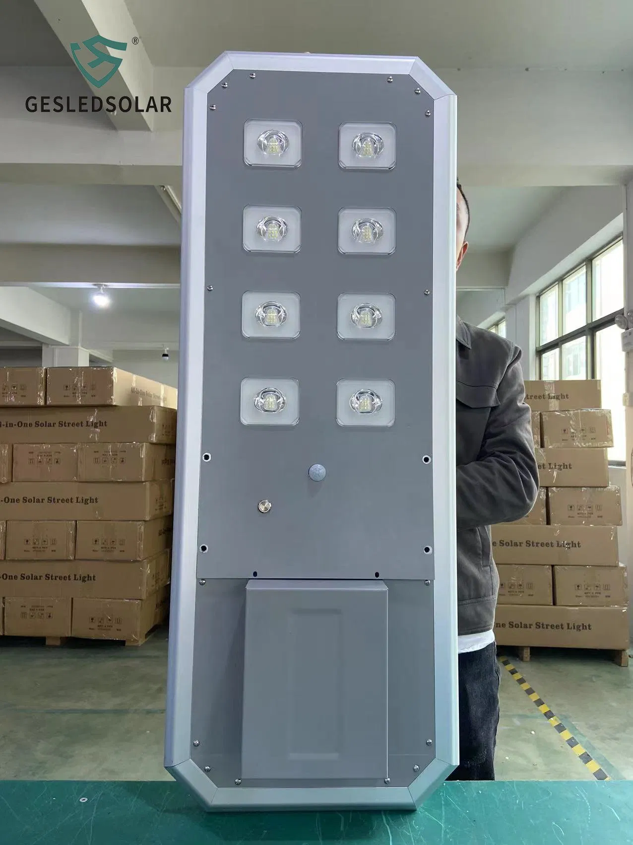 Durable Smart Control Solar Street Light with Remote Function for Parking Lot