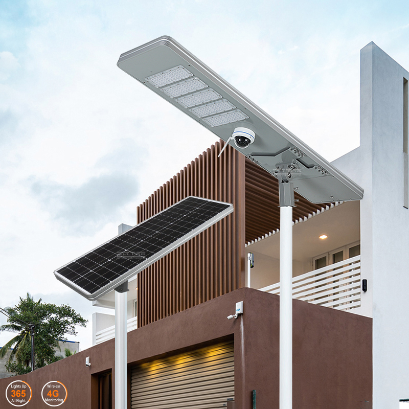 Alltop Aluminum Housing IP65 Waterproof 50W 100W 150W 200W 250W 300W Integrated All in One Solar LED Street Lights