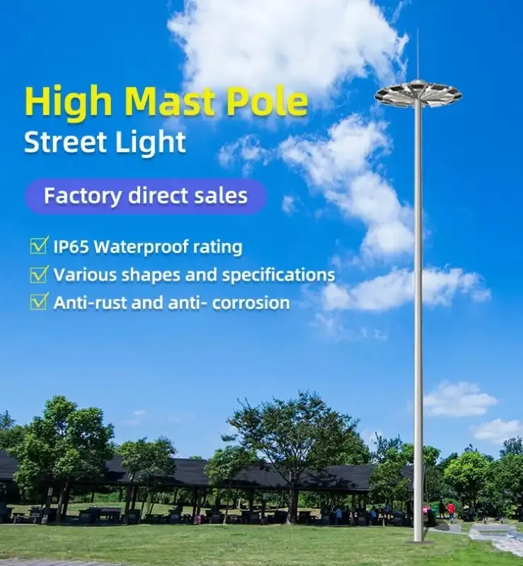 High Mast Light Pole Description