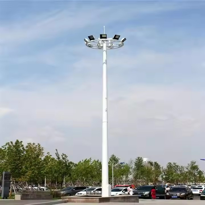 OEM Customized Outdoor Waterproof LED Flood Stadium Airport Solar Street High Mast Pole Light for Airport