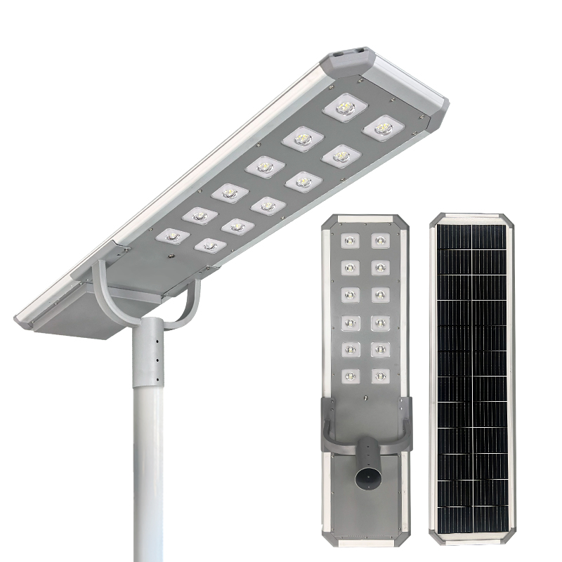Yihe Hot Sale Die Casting Aluminum Shell Outdoor Good Brightness Solar Street Light with Long Time Lighting