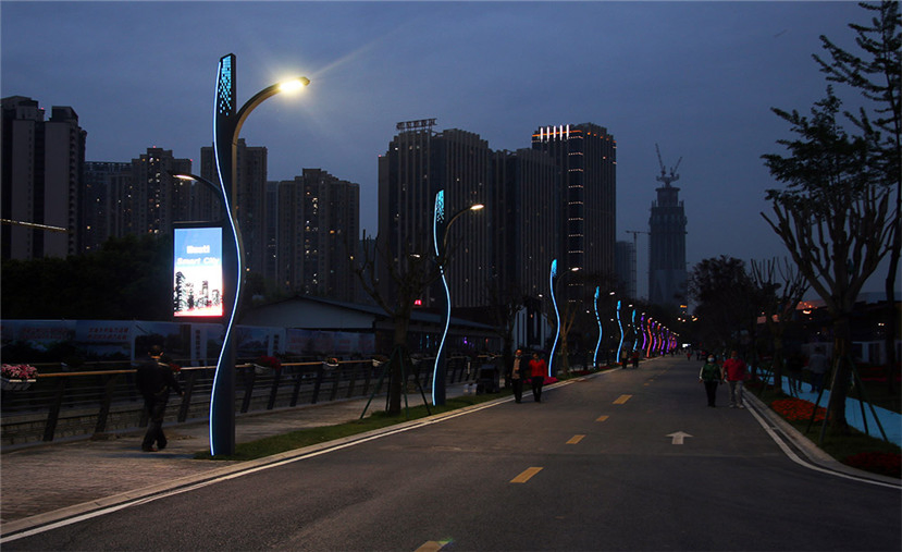 Smart Street Lights Poles Smart Light Pole Intelligent Light