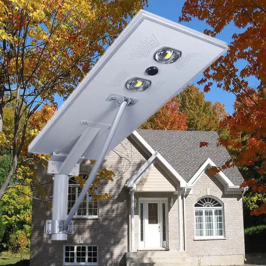 Yangde All in One Smart Solar LED Street Light with Remote System Human Body Sensor