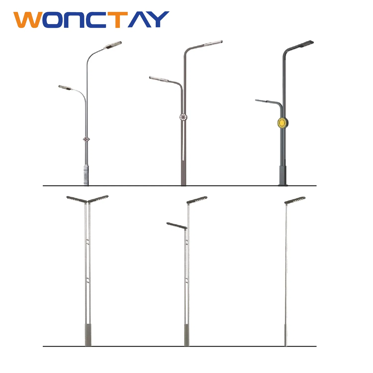 Waterproof IP 65 LED Street Light Energy Saving Solar Street Light