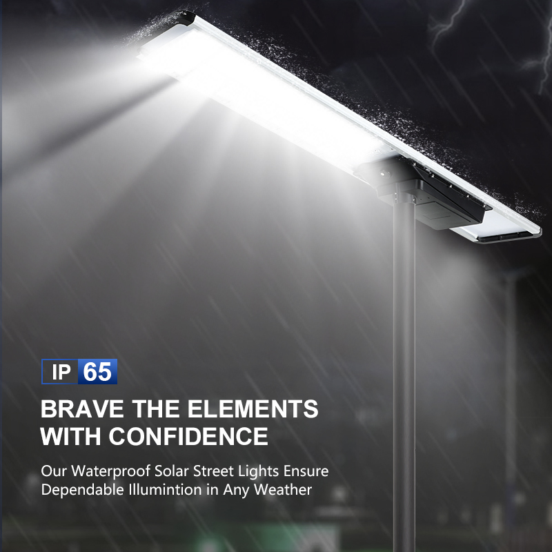 High-Efficiency Solar Street Light with Integrated Power System