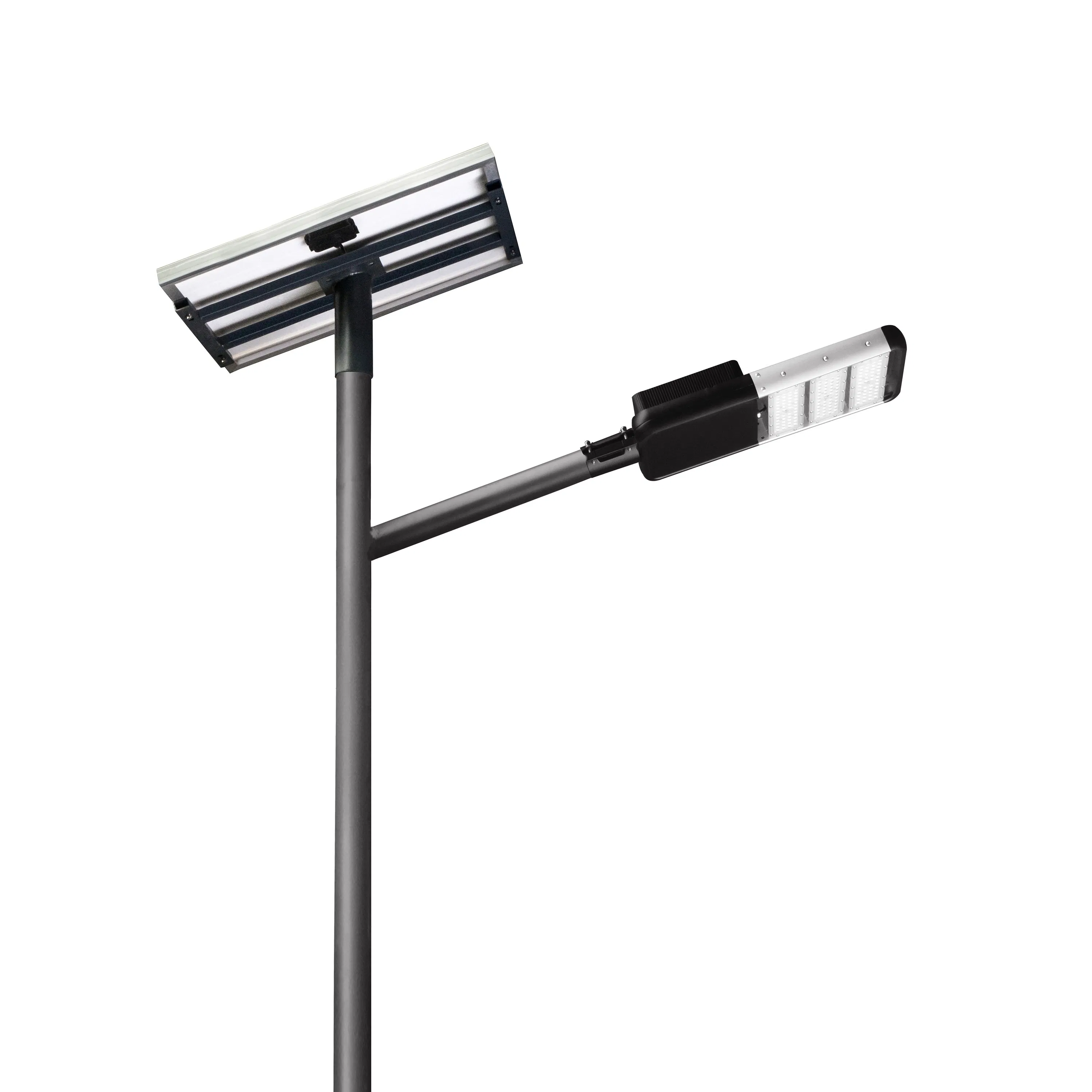 Premium All-in-One Aluminum Alloy Smart Adjustable High-Efficiency Solar Street Lights for Parking Lot Road Lighting
