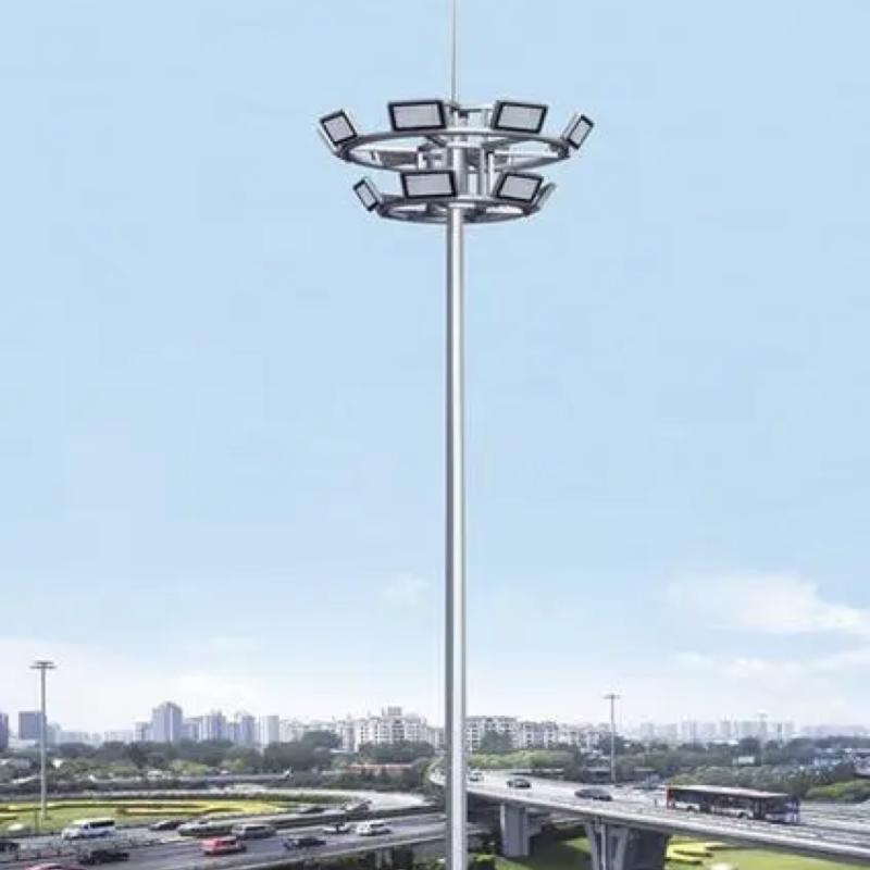 High Power 25m High Mast Lighting Pole Tower Stadium Light Street Light