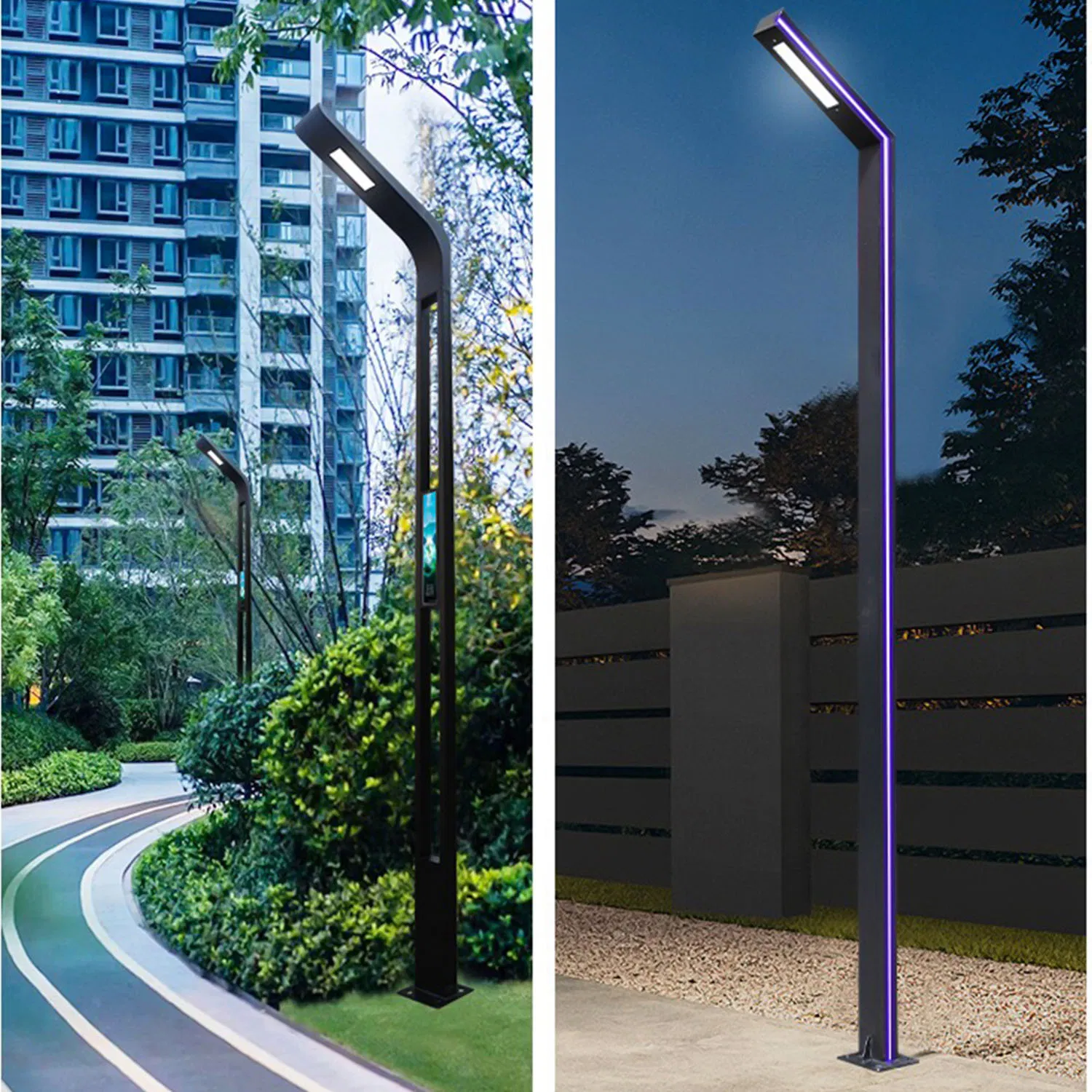 Aluminum LED Street Lights and Park Lights Integrated Customization