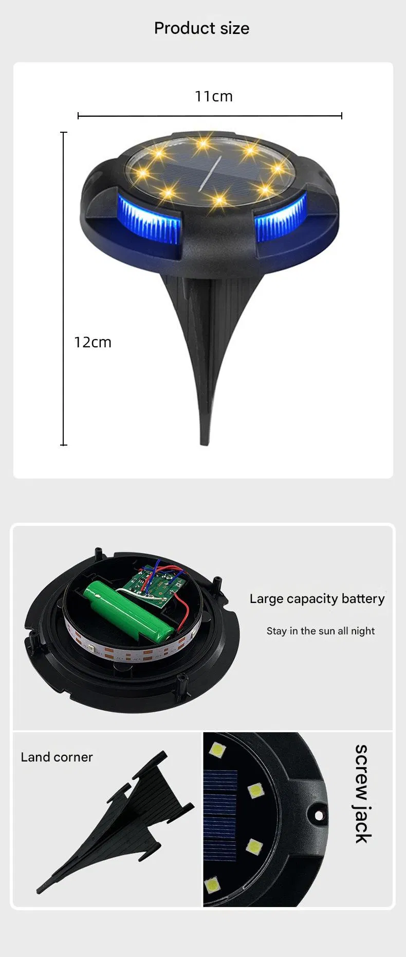 LED Solar Ground Lights
