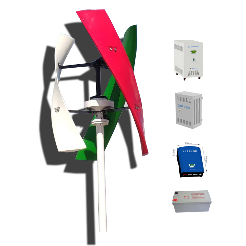 Modern Optical Control Hybrid Wind Solar Street Light for Residential Community Walkways