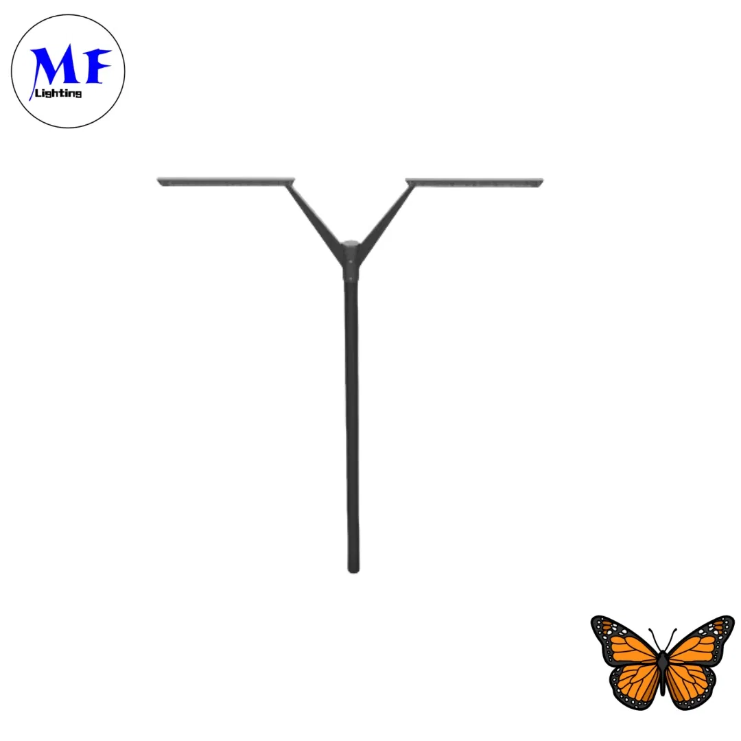 Factory Price IP65 60W LED Garden Street Light with Lumi-LEDs 3030 Chips 130lm/W for Garden Parking Lot Plaza Lamp Wall Highway Overpass Sidewalk Squares School