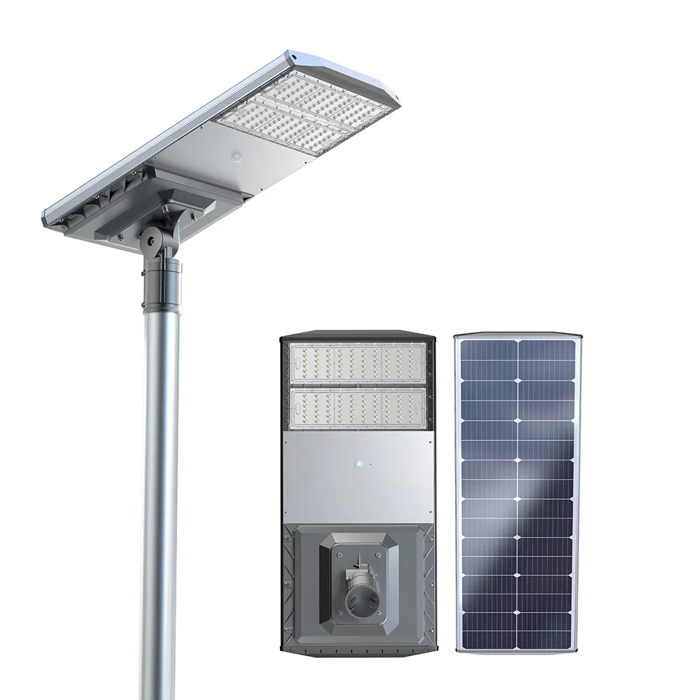 IP66 Hight Lumen Solar Street Light with Time/Remote /Sensor Control Function Solar LED Light