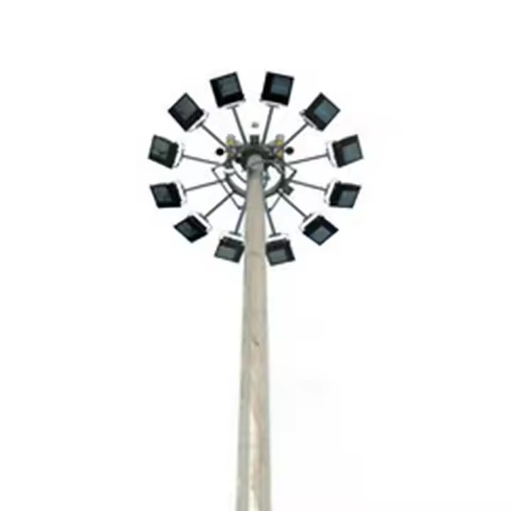 High Power 1200W 2400W 25m 30m High Mast Lighting Pole Tower Stadium Light Street Light