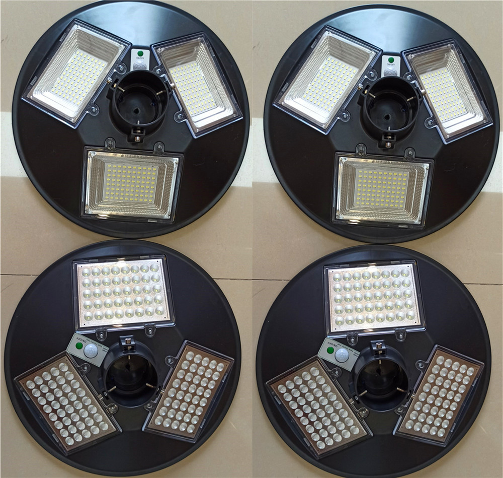 Yaye Hot Sell UFO 150W/300W Solar LED Street Garden Light with Control Modes: Light + Timing + Rador Control / Remote Controller