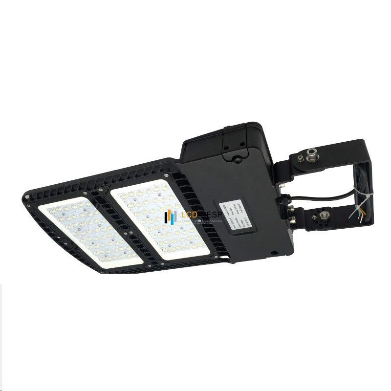 LED Streetlight 50W-200W IP66 Waterproof Ik10 100-277VAC 24VDC 3000K/5000K Multi Beam Angles Die-Cast Aluminum SMD3030/5050 for Outdoor Road and Area Lighting