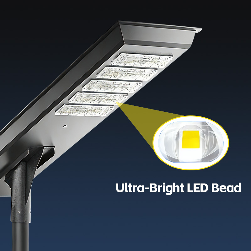 Bright Solar Panel Street Light Featuring Advanced Motion Sensors