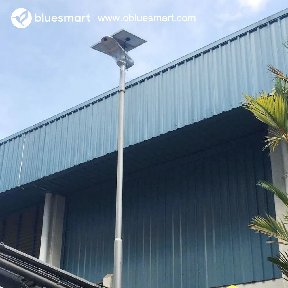 Bluesmart Integrated Solar Street Light LED Street Lamp with Remote Motion Sensor Control