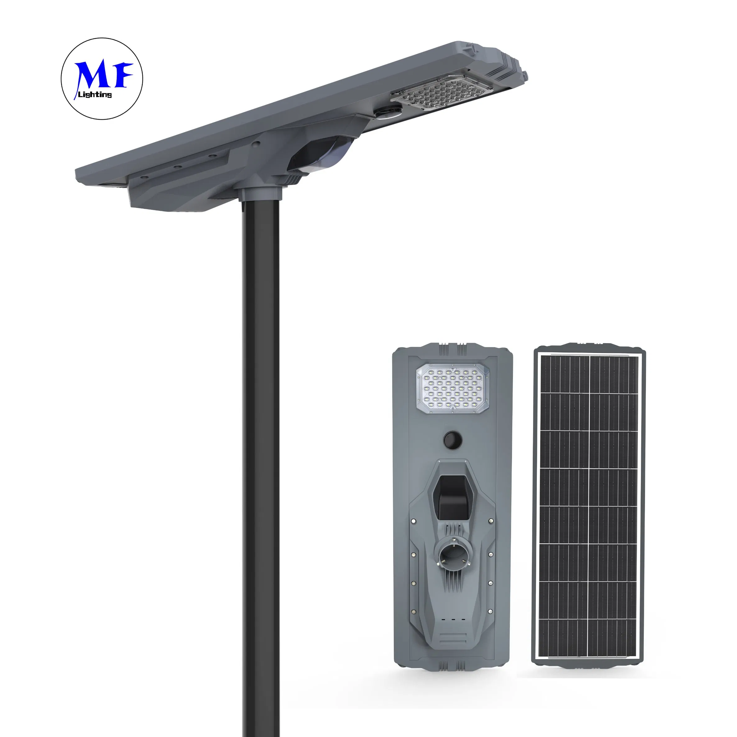 Factory Price Waterproof IP65 High Effeciency Garden Light Parking Highway Footwalk Solar LED Street Light Lamp with Camera