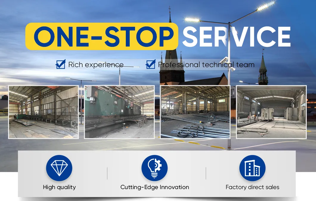 Premium High Brightness LED Square Lifting Street Lights