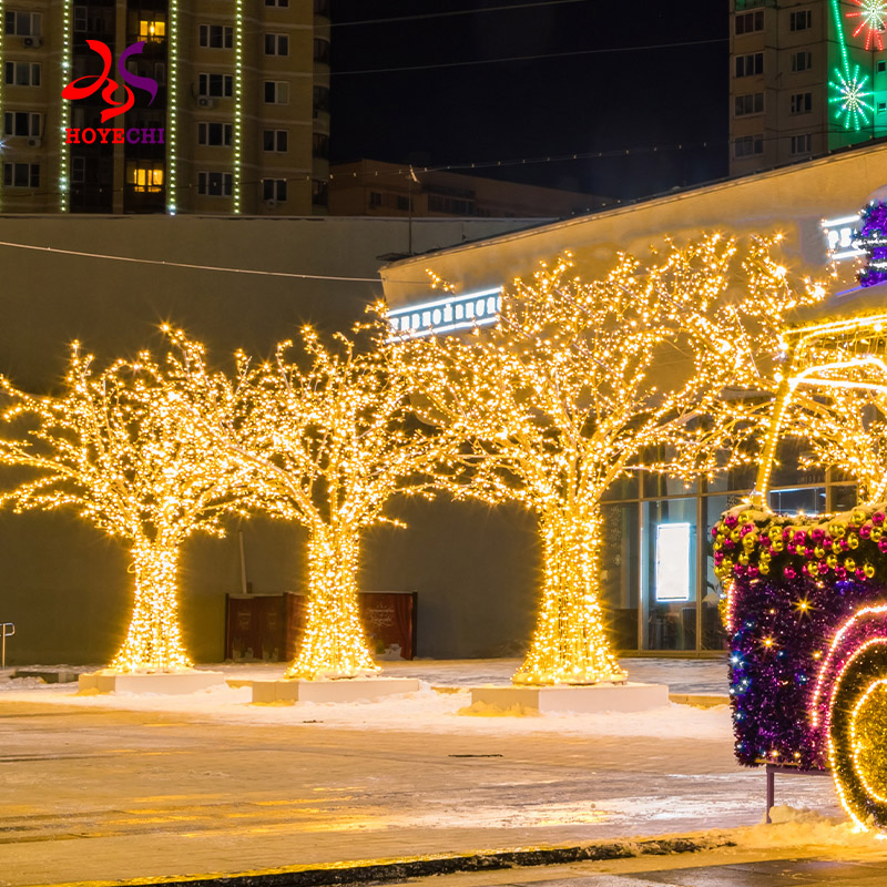 2025 Outdoor Luminous Waterproof Christmas Tree Motif Light City Street Park