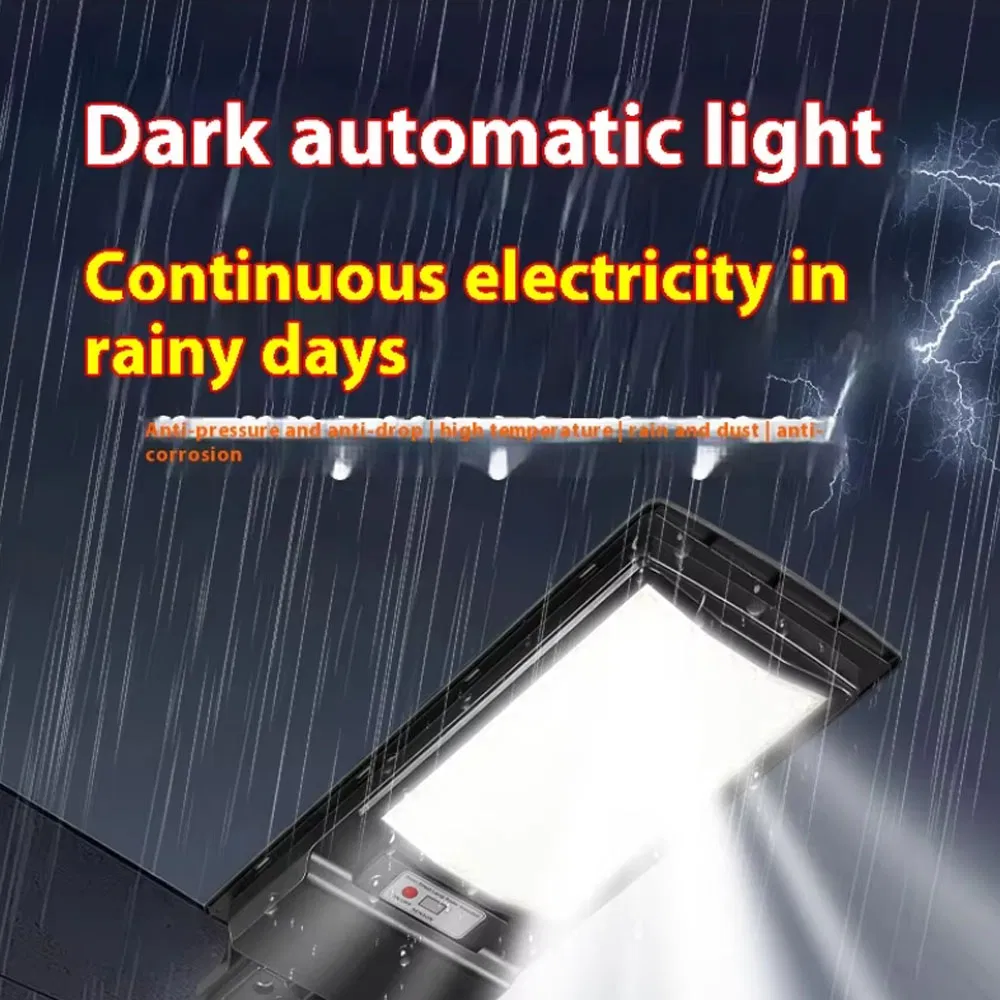 Opulent High LED Solar Street Light Automatic Control Sensor Waterproof Remote Garden LED Module IP65 Energy Saving Lamp
