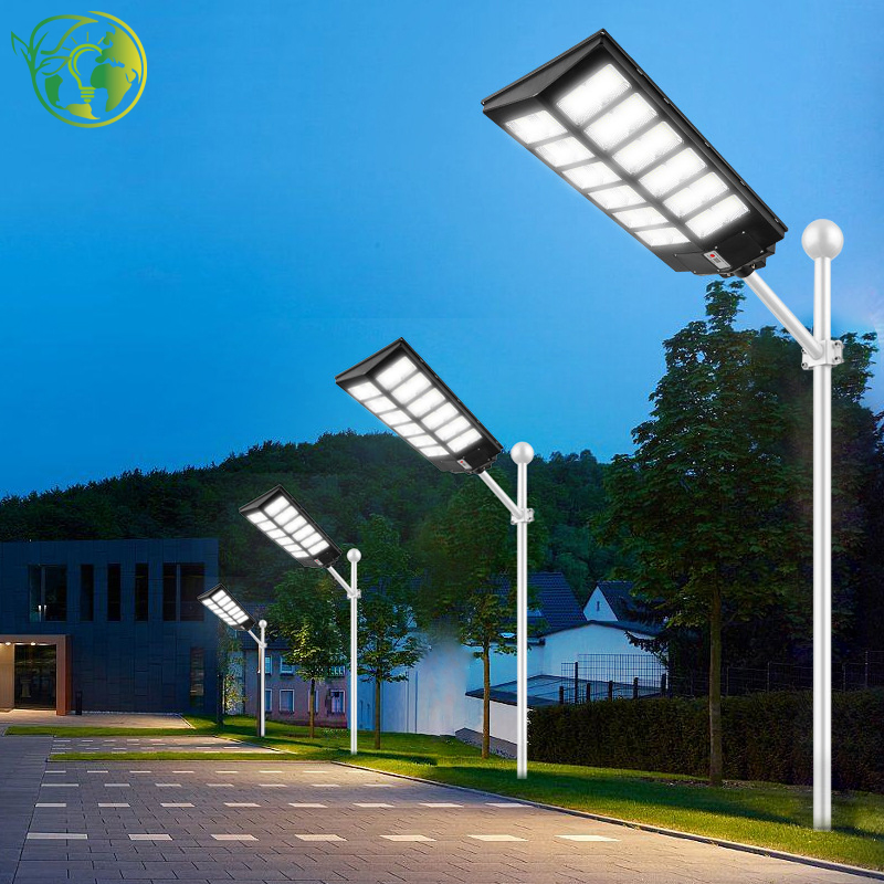 High-Efficiency 60W Solar Street Light with Motion Sensor for Residential Roads