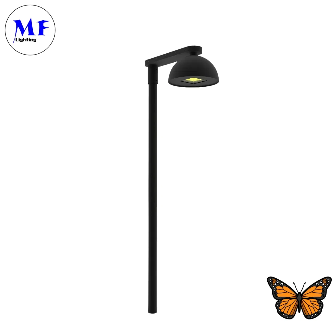 Factory Price IP65 60W LED Garden Street Light with Lumi-LEDs 3030 Chips 130lm/W for Garden Parking Lot Plaza Lamp Wall Highway Overpass Sidewalk Squares School