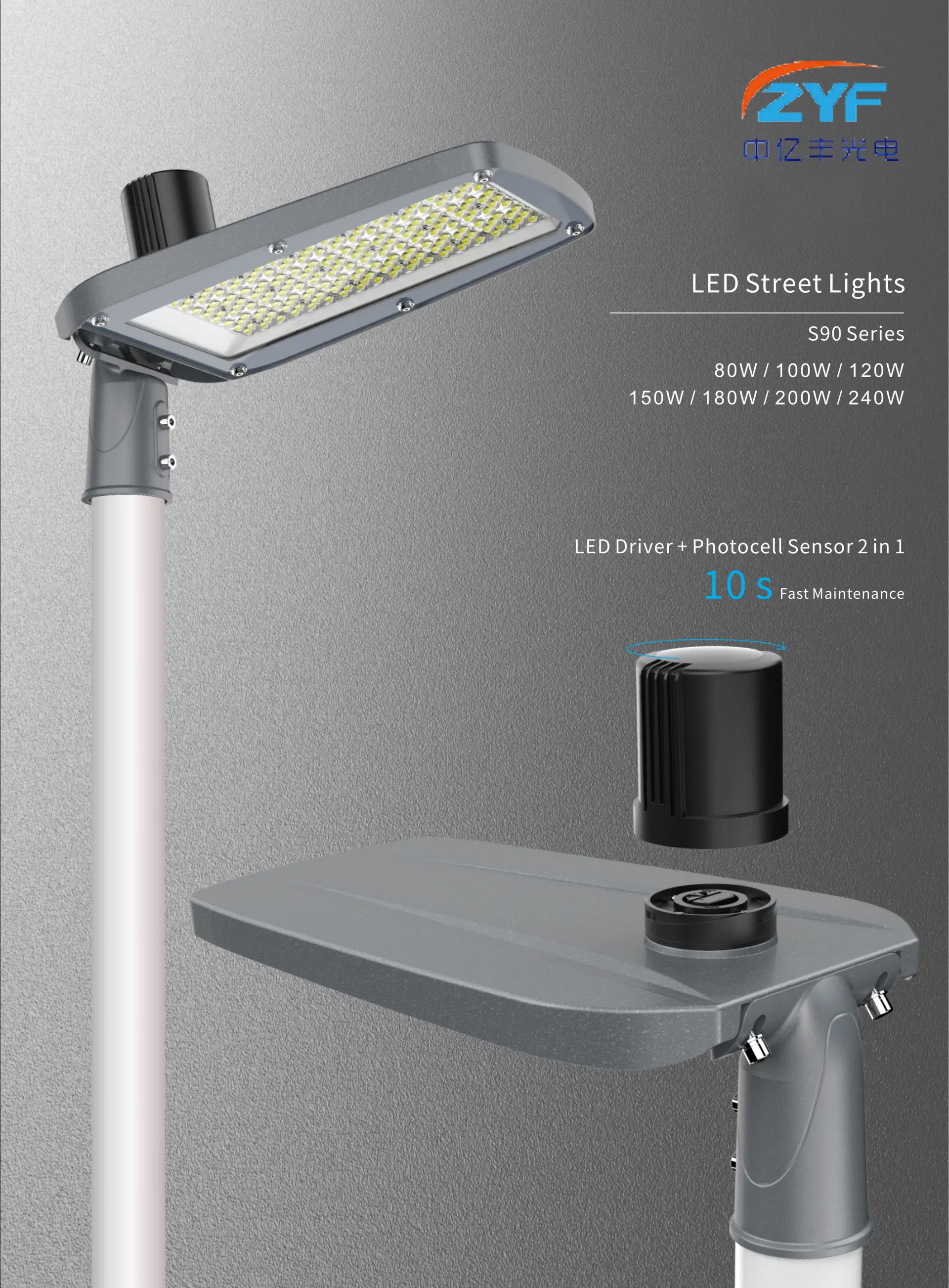 Smart LED Street Light View 1