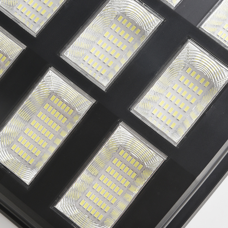 ABS All in One PIR Body Sensor Light Control Remote Solar Street Lamp 500W Garden Lamp