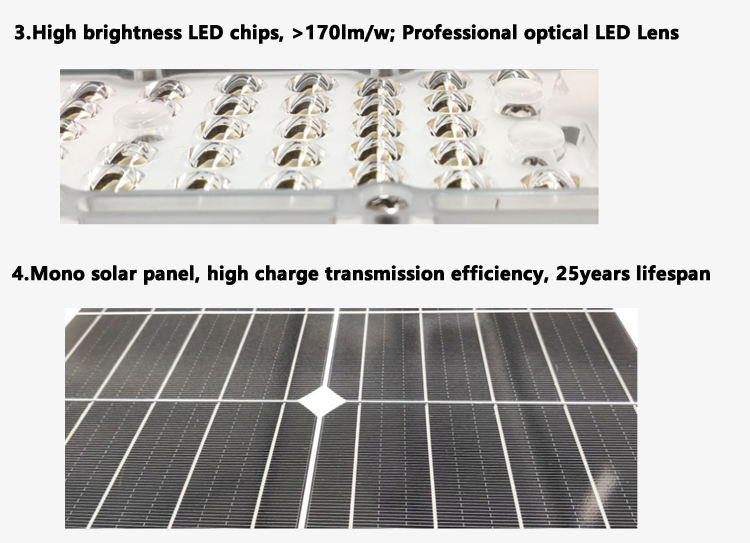 Solar Street Light CE ISO Certified 40W-300W All in One IP67 Outdoor Road Lighting Factory Direct