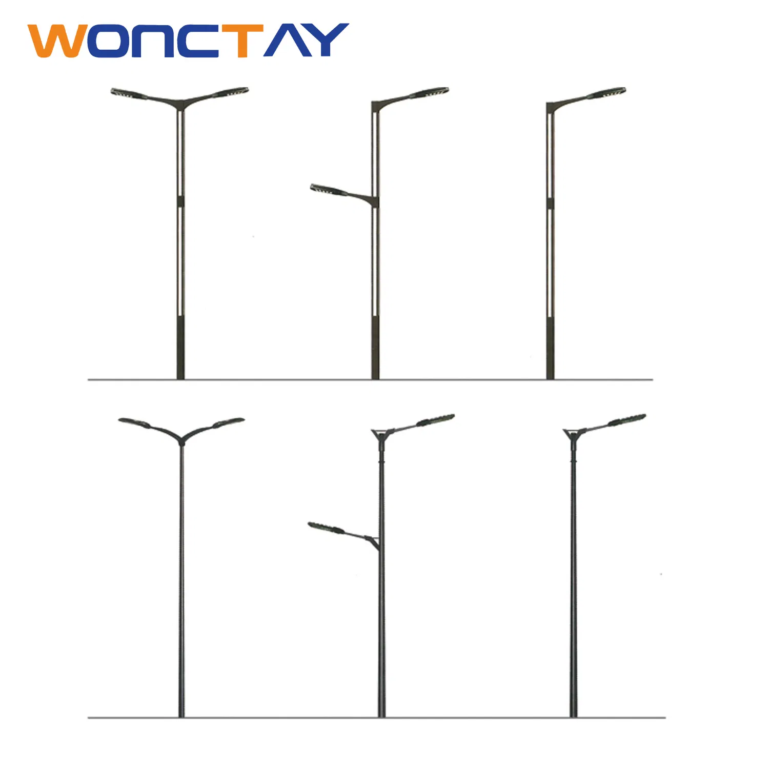 Customized Prefabricated Zero Carbon Glare Free LED Outdoor Solar Street Light for Sustainable