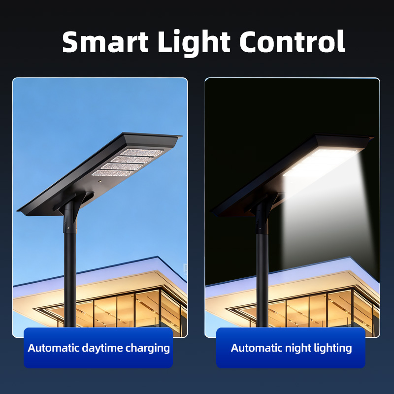 Bright Solar Panel Street Light Featuring Advanced Motion Sensors