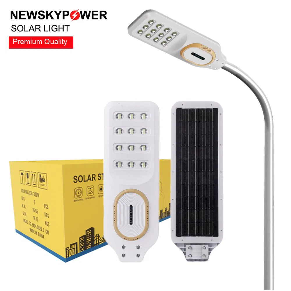 Waterproof IP65 Street Solar Light with Motion Sensor for Outdoor Garden Residential