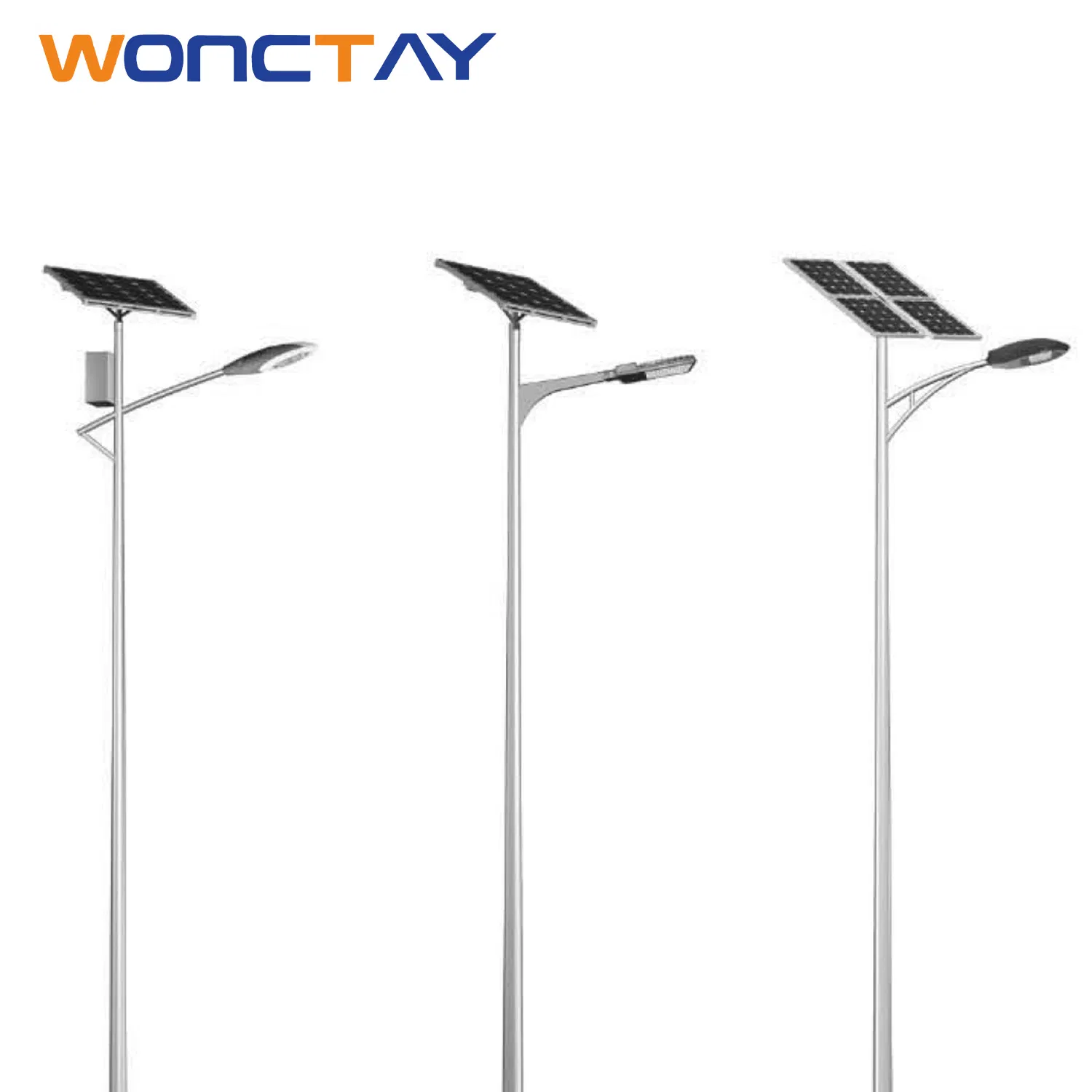 LED Solar Outdoor Single-Arm Road Lighting 100W Split Solar Street Light