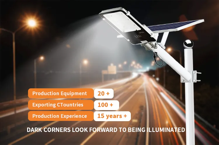High Efficiency Solar Street Lighting