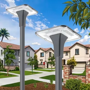 Outdoor Waterproof Solar Garden Landscape Park Residential LED Garden Lamp with Aluminium Housing, Sensor Lawn Light Lamp, Street Fence Lamp, LED Street Lamp