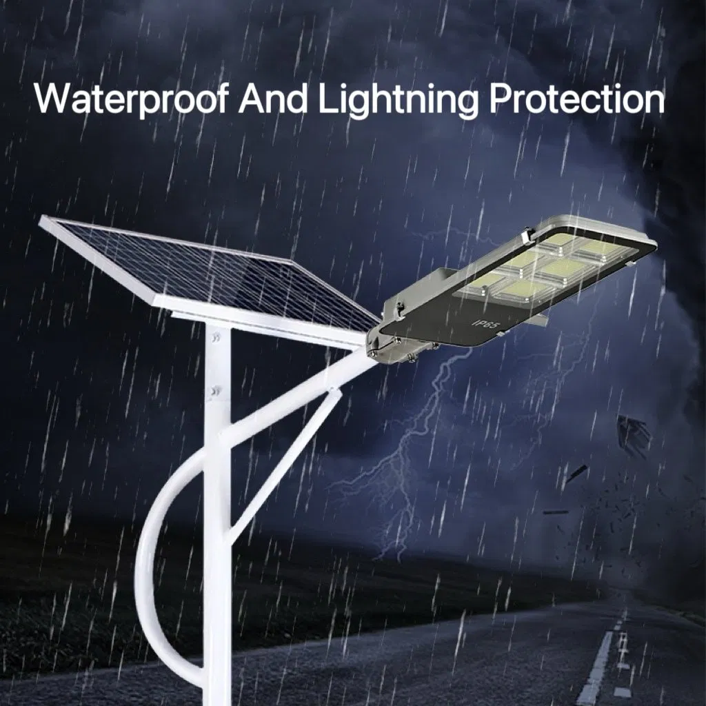 100W 200W 300W 500W Super Bright Split Solar Street Light Commercial Grade Solar Street Lamp with Large Solar Panel for Highway Main Road
